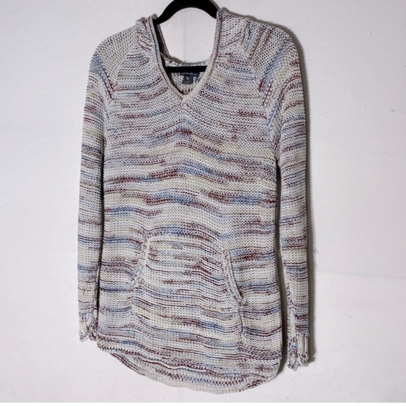 Eddie Bauer Long Sleeve Pullover Cotton Knit Hoodie L - Picture 1 of 16